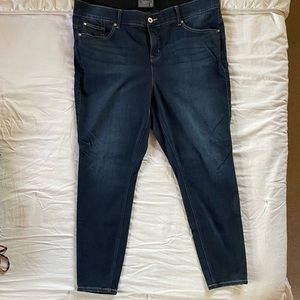 Torrid Blue Skinny Jeans Sleek Fit